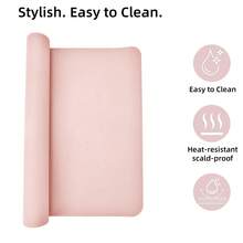 2PCS Large Rollable Desk Mat & Mouse Pad Gift Set, Suitable For Office, Home, Gaming. 8 Colors Double-Sided Non-Slip, Thick PVC Leather, Rollable Design, Suitable For Computer Desk Use. - View 6