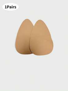 1 Pair Invisible Push-Up Breast Petals, Non-Slip Adhesive Bra Pads For Wedding Dress / Slip Dress / Swimming / Daily Commute / Party Outfits, Anti-Exposure Reusable Seamless Bra Stickers, Large Size Lift Latex Tape, Designed For Full-Busted Women, Strapless Bra, Suitable For B-E Cup - A - View 27