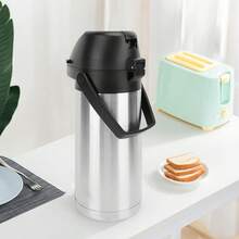 L LEESEPH 1.9L/64oz Stainless Steel Cold Water Pitcher With Lid And Cleaning Brush, 24-Hour Insulated Iced Tea Pot, Cold Beverage Dispenser, Suitable For Iced Tea, Coffee, Juice, Milk, Drinks - Multicolor - View 8