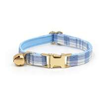 3pcs Cute Plaid Cat Collar Set With Bell, Adjustable Soft Neck Strap, Fashion Pet Accessory For Daily Walking - Multicolor - View 18