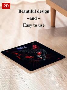 Dark Cat Red Body Weight Scale, With Backlit LED Display, Temperature Detection, High Precision, Max Weight 400 Lbs/180 Kg - A - 查看 7