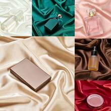 Satin Photography Backdrop Texture Photo Props | Glossy Cloth Backdrops For Goods,Cosmetics, Nail,Crafts, Jewelry, Food Photoshoot And Flat Lay - Multicolor - View 2