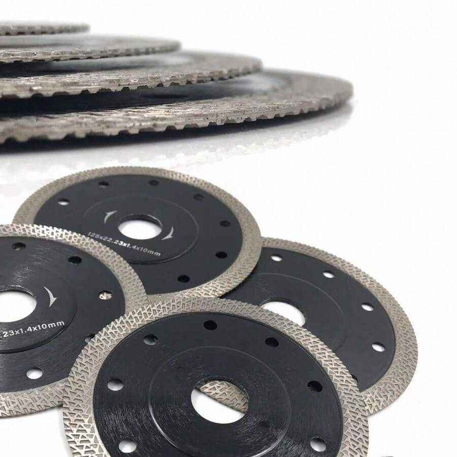 Diamond Saw Blade, Mesh Wave, K-Wave, Ultra-Fine Wave, Cutting Blade Angle Grinder, Ceramic Non Collapsing Edge Cutting, Diamond Saw Blade, Suitable For: Ceramic Tiles/Marble/Slate/Ceramics/Vitrified Tiles/Microcrystalline Stone, Complete Model