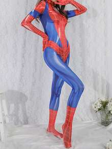 1pc Cute & Playful Cosplay Mecha Pilot Jumpsuit Outfit, Gift (Asian Size Runs Small, Recommend Sizing Up) - Red - View 10