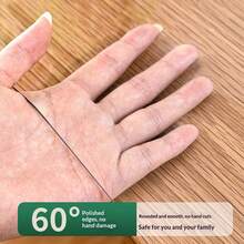 Transparent Crystal Table Mat, Oil-Proof, Waterproof, Stain-Resistant, Premium Desk Protector Pad For Desk And Tabletop, Back To School Season - A - View 2