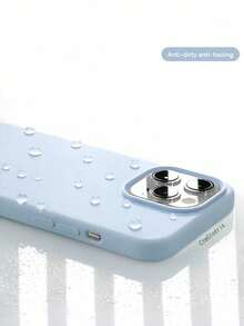 Luxury Soft Silicone Phone Case, Compatible With IPhone 17 Pro Max/16 Pro/15 Plus/14/13/12/11, Skin-Friendly Texture, Anti-Fingerprint, Shockproof And Drop Protection Case - Ash Gray - View 4