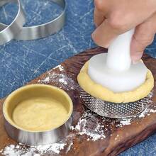 6pcs/12pcs Cetakan Tart Berlubang Stainless Steel, Cetakan Kue Anti Lengket & Tahan Lama (5cm/8cm) - Cetakan Kue Bulat Anti Lengket untuk Memanggang Mousse, Tart, Makanan Penutup, Kue Mini - Tahan Panas dan Aman untuk Mesin Pencuci Piring - Cetakan Tart, Cetakan Kue - - - View 7