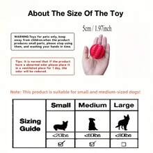 Durable Interactive Chew Toy - Elastic Pet Dental Cleaning Food Ball, Caring For Dog's Teeth, Ideal Dog Accessory, Perfect Dog Holiday Gift - Multicolor - View 9