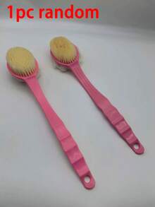 1pc Long Handle Double-Sided 2-In-1 Bath Brush (Hard Bristle Exfoliating + Bath Sponge Foaming), Multi-Function Back Exfoliating Brush, Back-To-School Double-Sided Shower Brush, Long Handle Powerful Cleaning Brush, Suitable For Exfoliation And Back Cleaning - One Size Fits All - View 10
