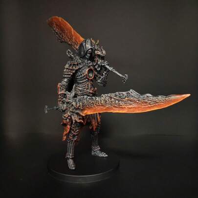 Dark Souls Ring City 雙持戒指騎士 動漫人物模型裝飾品