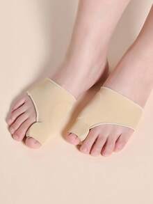 COSYLEE 1 Pair/3 Pairs Toe Pads, Forefoot Cushion, Comfortable Breathable Toe Covers, Washable And Reusable - Beige - Built-in Silicone - View 4
