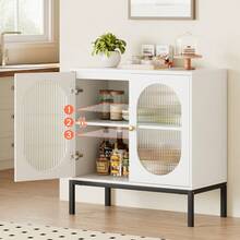 Kselythan Buffets & Sideboards - White - View 6