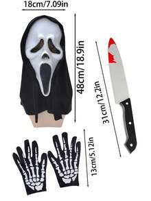 Screaming Mask - Realistic Design, High-Quality Latex Material, Excellent Role-Play Prop, Suitable For Halloween, Parties, Carnivals And Stage Performances, Perfect Holiday Gift For Friends And Family - Mask - View 6