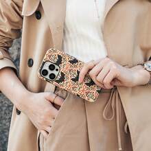 Casing Ponsel Kelelawar Halloween Motif Pita Decoden, Pelindung Tahan Lama, Kompatibel dengan iPhone 17 16 15 14 Pro Max Plus 13 12 11 - MultiWarna - View 4