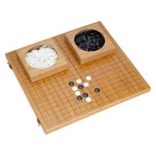 Chinese Weiqi Go Board Game Set Portable Wooden Timber Strategy Go Game Set Gift - 44 X 47 cm - View 2
