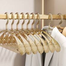 5pcs/10pcs Extra Wide Shoulder Non-Slip PET Transparent Clothes Hangers, Thickened Home Laundry Hangers, Dry And Wet Dual-Use Home Clothes Drying Racks, Wardrobe Storage Hanging Racks, Suitable For Shirts, Pants, Coats And Suits Hangers - View 15