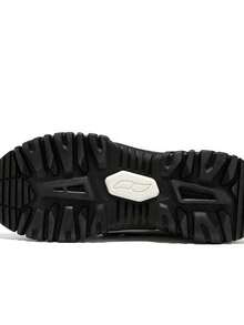 Skechers Men's ARCH FIT Arch Support Outdoor Low-Top Hiking Shoes Work Shoes Casual Sneakers - Black and White - View 5