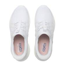 Skechers 斯凱奇鏤空支撐網面輕便健步鞋軟底防滑通勤散步日常休閒女鞋 - 白色 - 查看 3