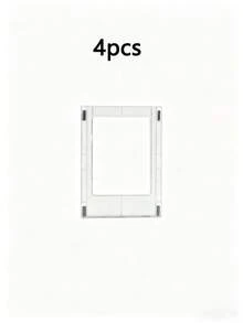 1/4/6/8/10/16pcs/Set Refrigerator Magnets, Fridge Magnets, Plastic Magnetic Photo Frames, Refrigerator Magnets, 3-Inch Photo Frame Decor, Decorative Stickers, Home Decor, Accessories, Christmas Gifts, Halloween Gifts - Transparent - View 10