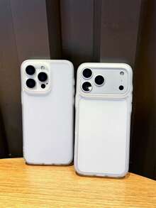 1件 極簡冰白色親膚磨砂透明手機殼，適用於 iPhone 17 17 Pro 17 Air 17 Pro Max 11 11 Pro 11 Pro Max 12 12 Pro 12 Pro Max 13 13 Pro 13 Pro Max 14 14 Pro 14 Plus 14 Pro Max 15 15 Pro 15 Plus 16 16 Pro 16 Pro Max 16 Plus - 透白 - 查看 3