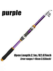 Wholesale Outdoor Fishing Rod, Suitable For All Water Bodies, Fiberglass Reinforced Plastic Travel Telescopic Portable Fishing Rod, Easy To Carry, Suitable For Casting, Best Choice For Fishing Enthusiasts - Multicolor - View 7
