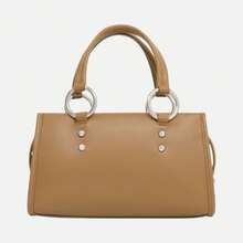 Lacoste Women Tote Bags - 棕色 - 查看 2