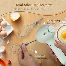 Pengocok Telur & Kocok Elektrik Isi Ulang - Tanpa Kabel, Portabel. Mixer Tangan Ringan dan Mudah Digunakan untuk Kue, Biskuit, Muffin, dan Lainnya - Sempurna untuk Pembuat Kue Rumahan dan Profesional - MultiWarna - View 8