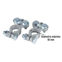 KIT 2 PC-Blister 2 Battery Terminals, Top Post, Pretul - B - View 4