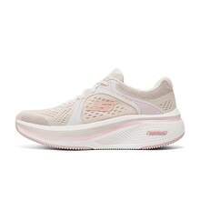 Skechers Women's ELEVATE Thick-Soled Cushioned Lightweight Casual Running Shoes - Beige/Pink - View 2
