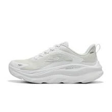 Skechers Women's MAX RUN Series Lightweight High-Elasticity Cushioned Thick-Sole Running Shoes - White - View 2