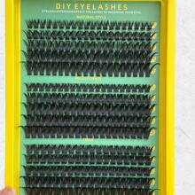 LIMEIKAI 290 Pcs D Curl Fluffy Eyelash Clusters 60D 80D 100D DIY Individual False Eyelashes Super Volume Natural Soft Lightweight Reusable Eyelash Extension Kit For Beginners Home Daily Party Travel Halloween Festival Use - D - View 10