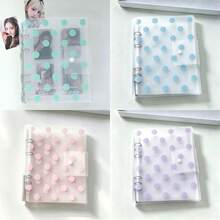 A5韓式薄荷波點相簿貼紙書,少女風PP斜紋偶像小卡備忘錄本,迷你小卡相簿,貼紙書,活頁筆記本,手帳,開學必備,偶像小卡收納與收藏,迷你收納整理,手帳拼貼裝飾,動漫周邊整理,桌面裝飾,宿舍日常記錄,線下應援物料收納,動漫展周邊收藏,生日禮物 - A - 查看 9