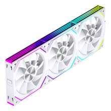 Jungle Leopard Galaxy 120mm ARGB PC 静音 ケースファン 3個 白 RGB 12cm CPU パソコン ファン Fan デイジーチェーンファン＆簡単なケーブル管理 4Pin PWM インテリジェント温度制御 5V 3Pin ARGB 2000RPM 風量62.36CFM 高性能静音HDB軸受 ホワイト 正向排気 - チェックする 8
