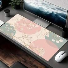 1 Minimalist Bohemian Gaming Mouse Pad / Desk Mat – Suitable For Gamers, Office, And Home Use (Remote Work, Desktop Mat, Keyboard & Laptop Pad, Practical Desk Accessory) - Mouse Pad - View 2