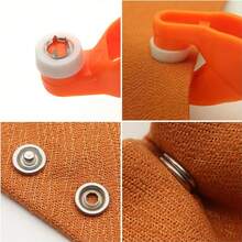 5-Claw Snap Button Installation Tool Set, Clothing Button Repair Kit, Suitable For DIY Crafts, Fabrics, Clothing And Bags, Includes Snap Button Tools, No-Sew Buttons, Easy To Install - Multiple Styles - View 3