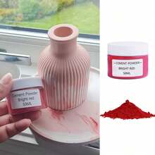6 Colors Plaster Cement Pigment Powder Set, 50ml/1.69oz Plaster Pigment - Water-Based Colorant For Plaster, Epoxy Resin Crafts And Jewelry Making, Powder Coating Pigment For Resin Crafting - Multicolor - View 5