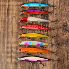 8pcs Sinking Minnow Lure Set, Realistic Reflective Hard Bait, Long Cast Fishing Lure Combination For Lake And Reservoir Bass And Pike Fishing - Multicolor - View 7