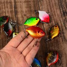 Set Umpan VIB Tenggelam 10 Buah, Umpan Keras Bergetar Mini, Umpan Pancing Lempar Jauh untuk Semua Kedalaman untuk Ikan Bass dan Ikan Mandarin - MultiWarna - View 5