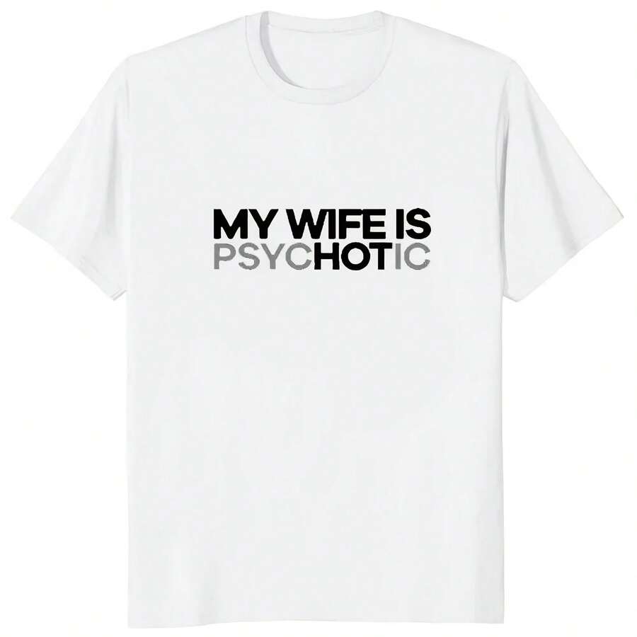 Funny Men's T-Shirt, Casual Fashion Clothing, Hip Hop Style, Harajuku - Shape - View 1