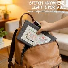 LAMYA Embroidery Stitch Book Kit For Adults & DIY Craft Enthusiasts, Portable Embroidery Kit For Beginners, Includes Guide To 106 Patterns With Tools & Tutorials And 86-Piece Sewing Tool Set (1 Kit) - DIY Sewing Kit 599 - View 8