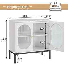 Kselythan Buffets & Sideboards - White - View 3