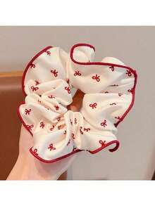 3/1 pièce Bandeau de cheveux en soie de haute qualité avec motif de points rouges, accessoire de cheveux mignon pour queue de cheval et tresse de fille, convient pour le bain, le maquillage, le lavage du visage, les accessoires de cheveux, les sports, la beauté à la maison, accessoire cadeau pour femmes, maquillage, fitness à la maison, accessoire pour femmes - Multicolore - Voir 2