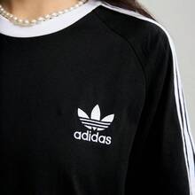 Adidas(ADIDAS) ADICOLOR CLASSICS T-SHIRT 100% Cotton Sports Crew Neck Short Sleeve T-Shirt KB2459 - Grey - View 3