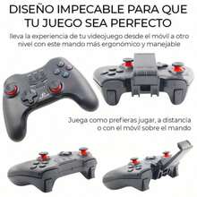 (Envío gratis) Control Celular Gamepad Videojuego Bluetooth Android Con Soporte - Negro - Ver 6