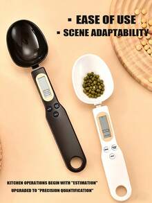 [Best Seller] High Precision 500g Measuring Spoon Scale, Essential Kitchen Electronic Scale. Features Multi-Unit Conversion, Tare Function And Digital Display. Suitable For Weighing Pet Food. Battery Not Included. - Electronic scale spoons - View 4