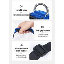 Supporting Belts For The Back Legs Designed For Elderly Dogs, Disabled Dogs And Injured Dogs, Post-Surgery Rehabilitation Walking Assistance Belts, Dog Leashes, Walking Assistance Ropes. Collar Leash And Pendant Dog Set (For Two-In-One Use) - Multicolor - View 9