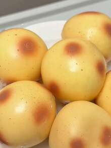 1pc New Handmade Caramel Pudding Soft Toy With Building Block Filling, Slow Rebound Stress Relief Fingertip Toy , Cheese Squishy, Squishy Dumpling, Fidget, Squishy, Squishy / Fidget Toy / Stress Relief / Sensory Toy / Decompression / Marble / Swirl / Tie Dye - Multicolor - View 5
