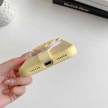 Dudukan Ponsel Magnetik Warna Solid Musim Panas dengan Cermin dan Tali Gantungan, Perekat Hisap Menempel pada Dinding Halus, Tempat Ponsel Meja - MultiWarna - View 9