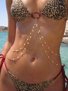 Women's Sexy Bikini Chain, Fashion Beach Party Exquisite Accessory - Gold - View 2