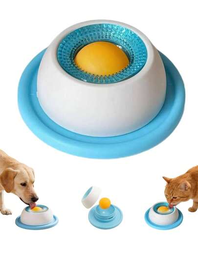 50ml Small Pet Yogurt Licking Mat Slow Feeder Bowl, Suitable For Cats And Dogs, Licking Interactive Snack Bowl, Promotes Oral Health, Cat And Dog Interactive Toy Supplies, Suitable For Pets And Puppies